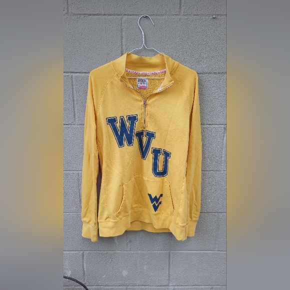 PINK Victoria's Secret Tops - Victoria’s Secret PINK WVU Pullover large